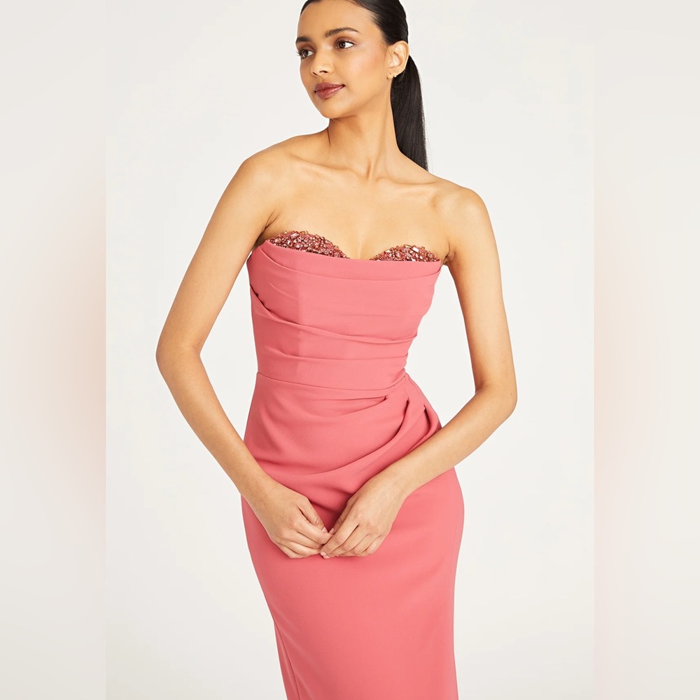 NWT Theia Anastasia Strapless Gown